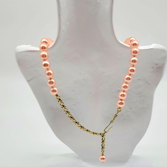 Heidi Daus Choice of either Light Pink or Lavender Pearl Emerald Cut Necklace - Picture 6 of 9